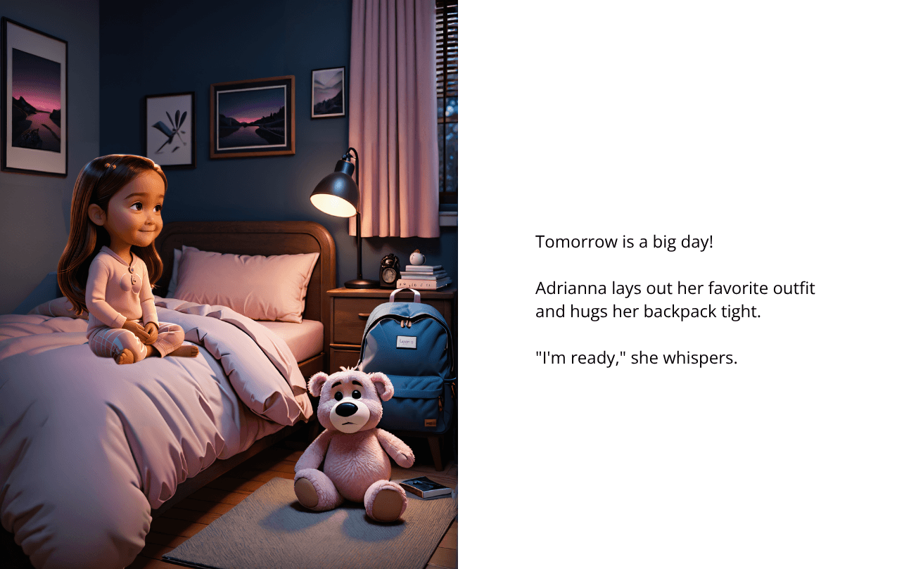 Pages 2-3: The Night Before