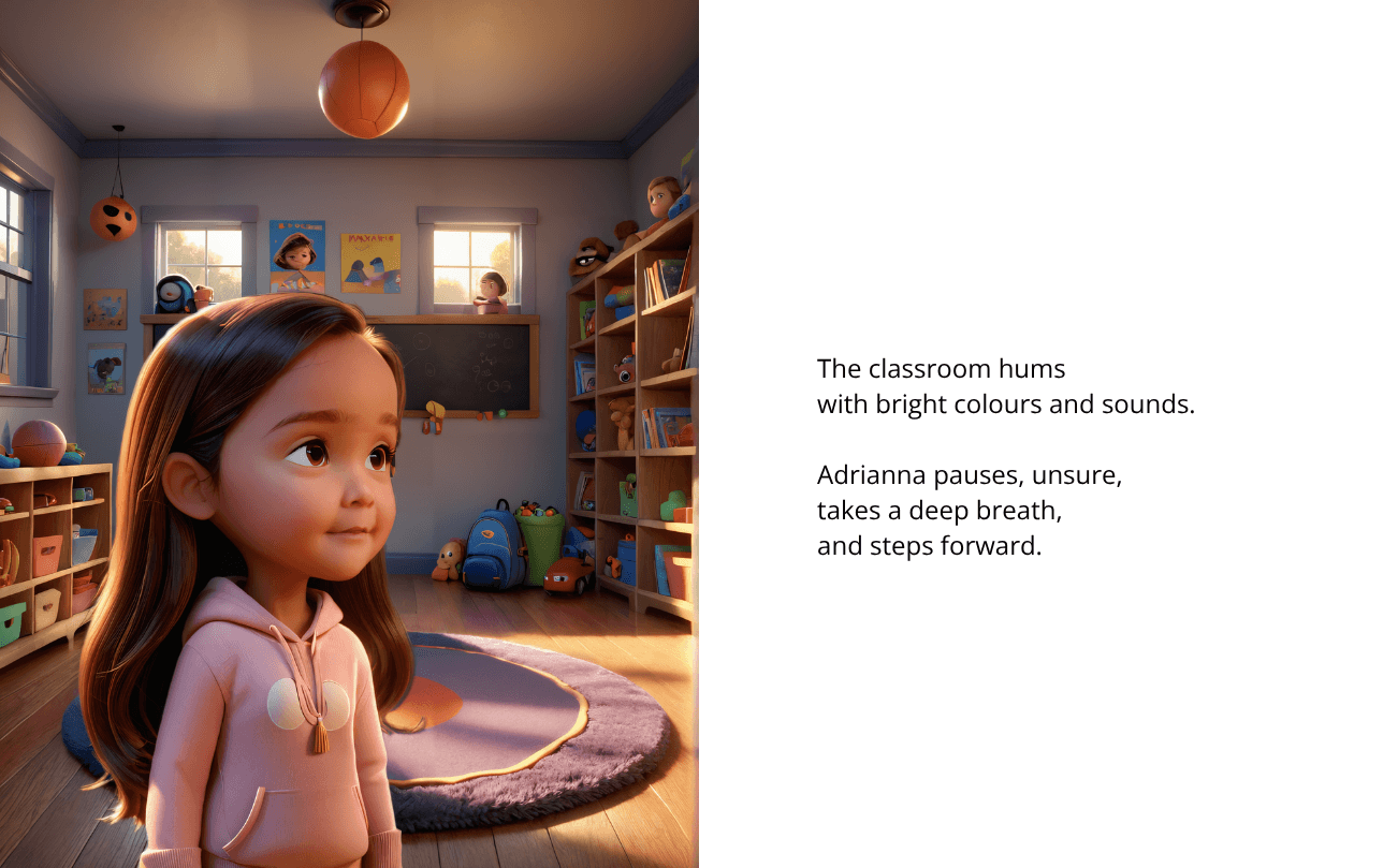 Pages 8-9: First Day Jitters